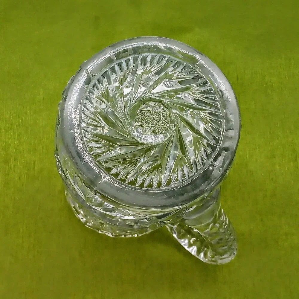Antique US Glass Comet In The Stars EAPG Crystal Pitcher